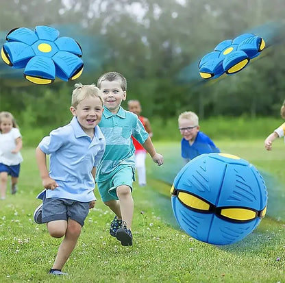 Durable Elastic Flying Saucer Ball for Dogs and Kids Outdoors