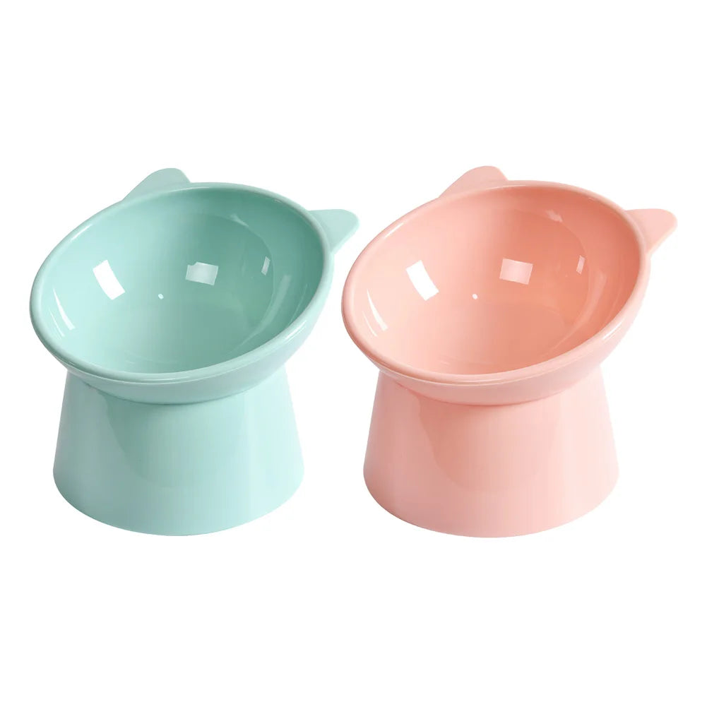 Ergonomic Tilted Cat Food Bowl for Flat-Faced Cats