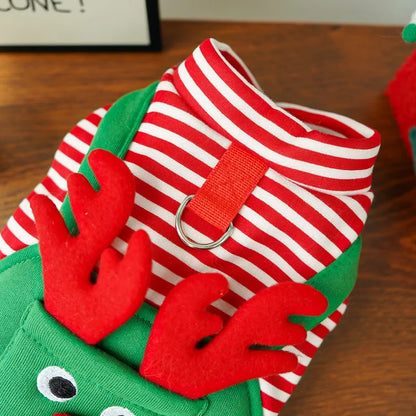 Elk Pocket Christmas Sweatshirt for Dogs and Cats