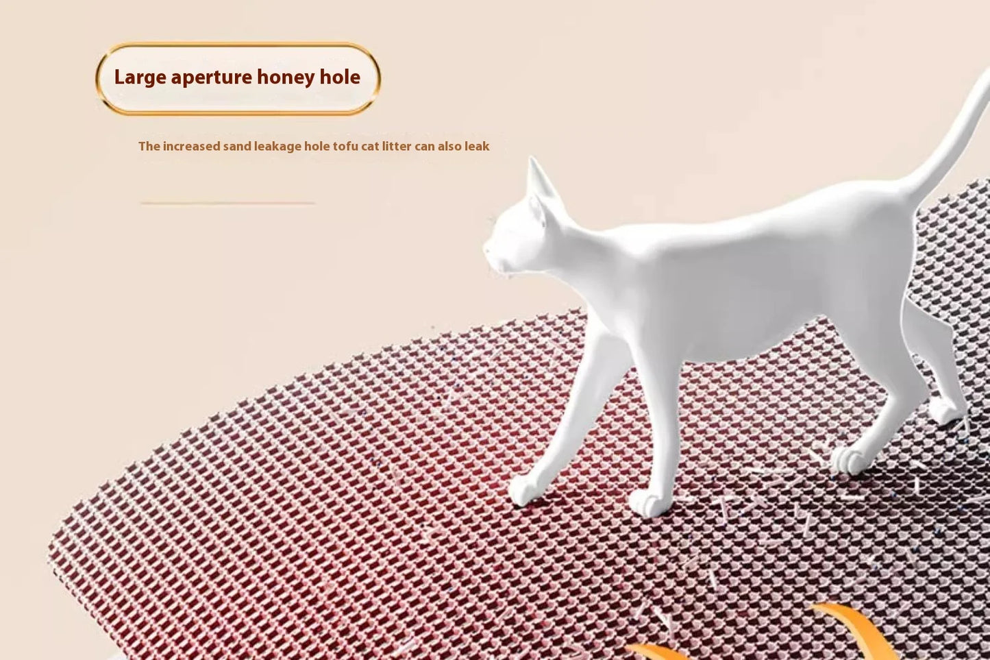 Extra Large Waterproof Cat Litter Mat - Non-Slip & Washable