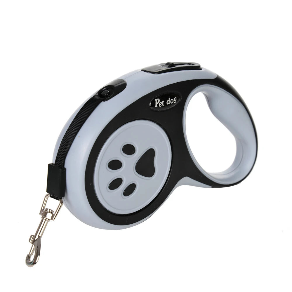 Automatic Retractable Dog Leash with Nylon Rope and Harness