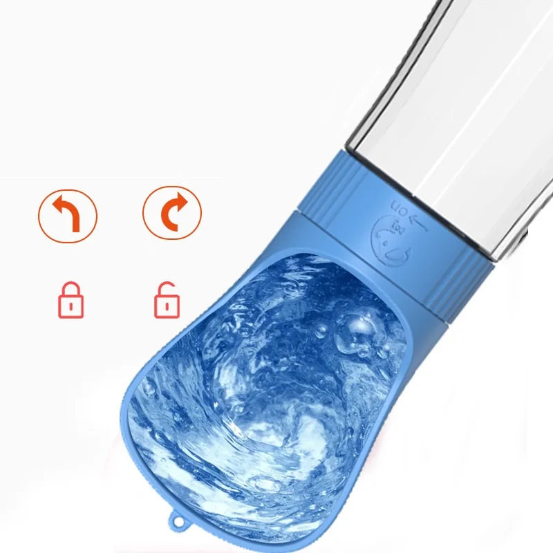 Portable Dog Water Bottle & Feeder for Outdoor Adventures