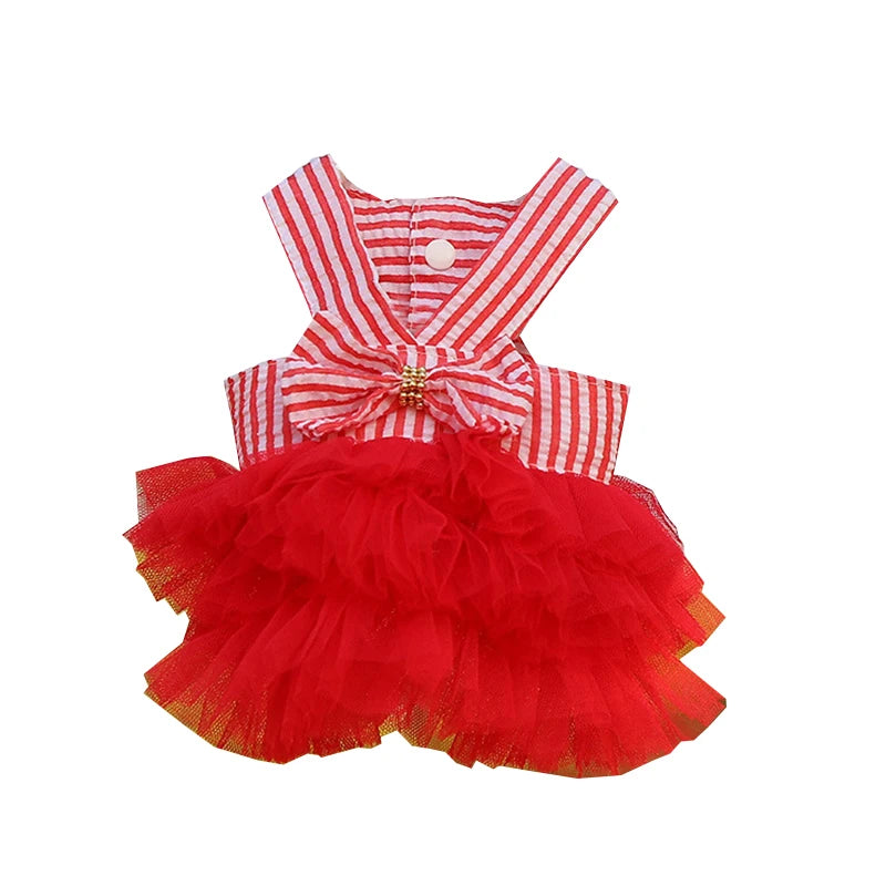 Lace Skirt Dress for Dogs and Cats - Summer Pet Apparel