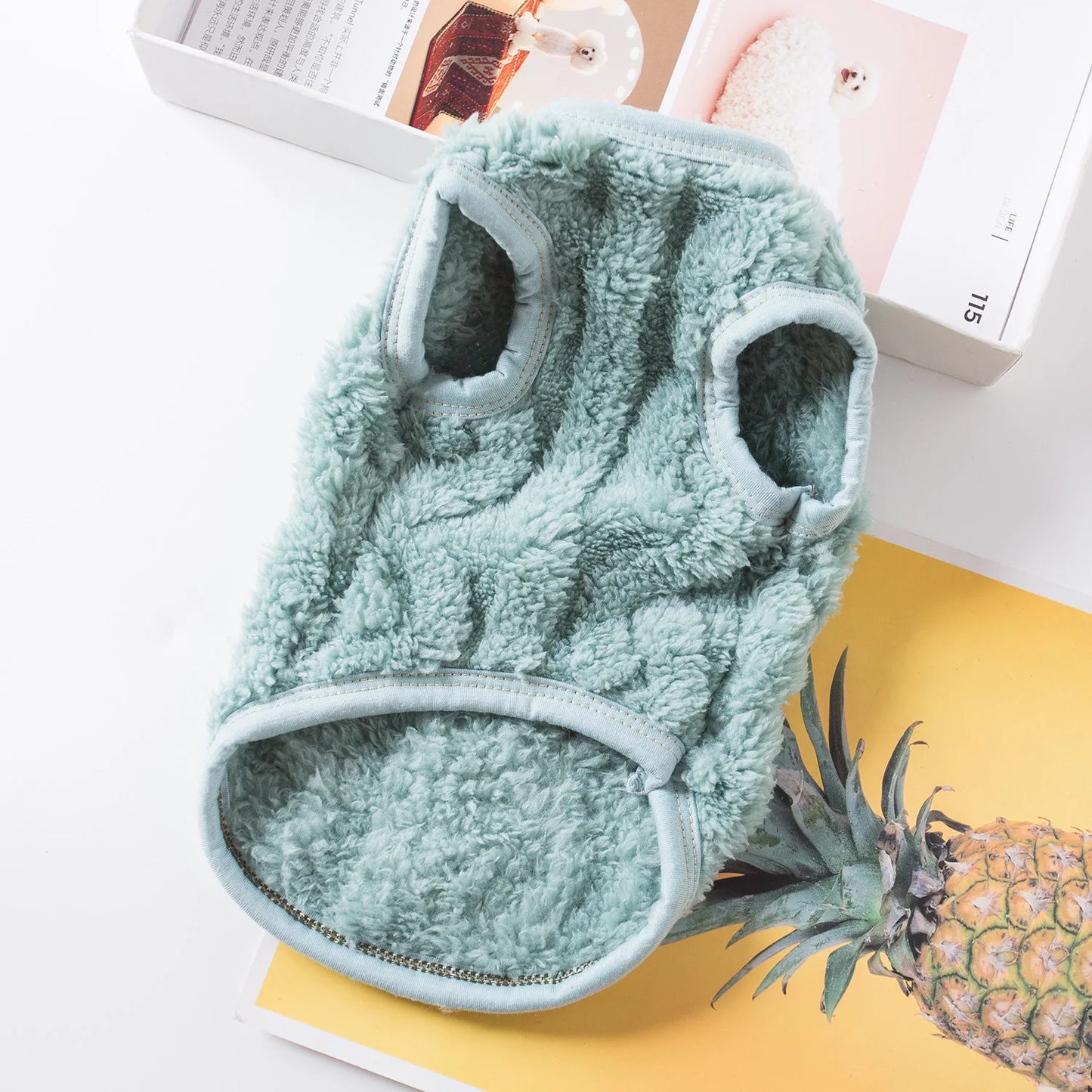 Warm Fleece Pet Sweater for Small Dogs and Cats