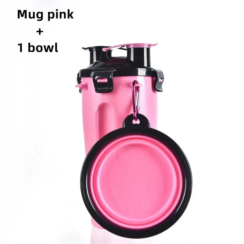 Collapsible Dog Water Bottle with Portable Bowls
