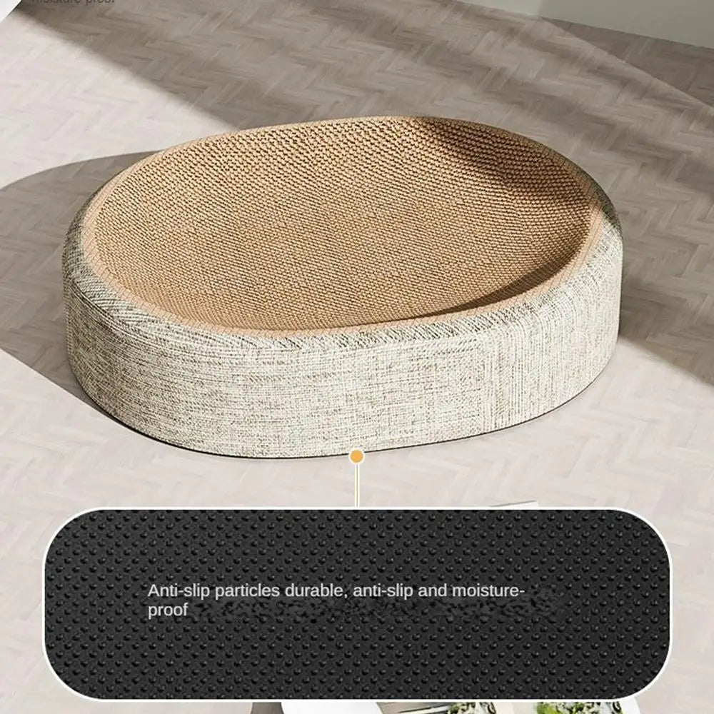 Oval Sisal Cat Scratching Pad and Sleeping Mat
