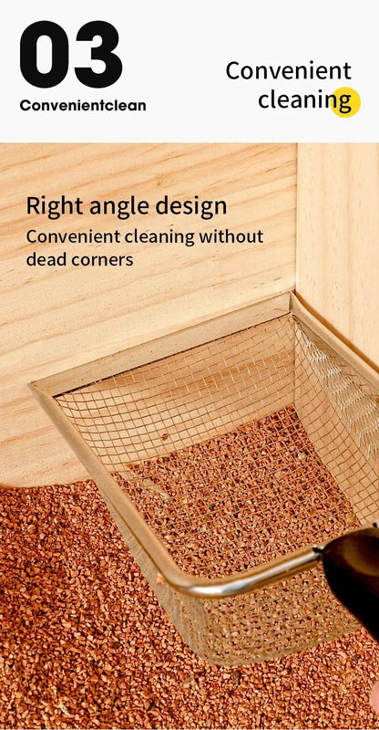 Stainless Steel Cat Litter Scoop with Fine Mesh Sifter