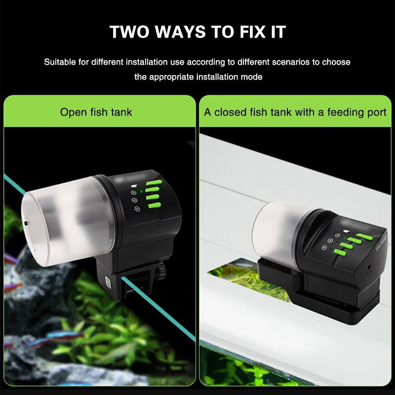 Automatic Fish Food Feeder with Timer for Aquariums