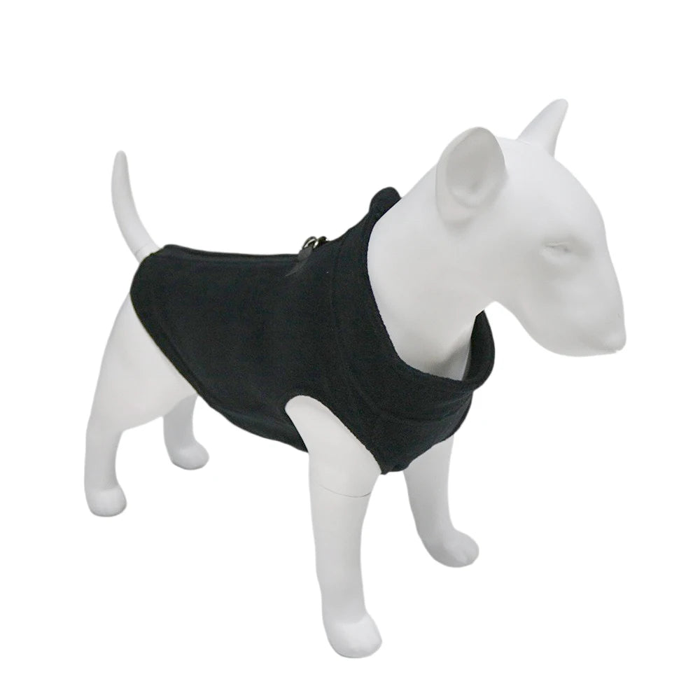 Soft Fleece Dog Jacket for Small to Medium Pets