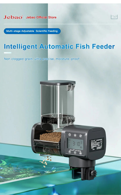 Automatic Fish Feeder with WiFi and Digital Timer Control