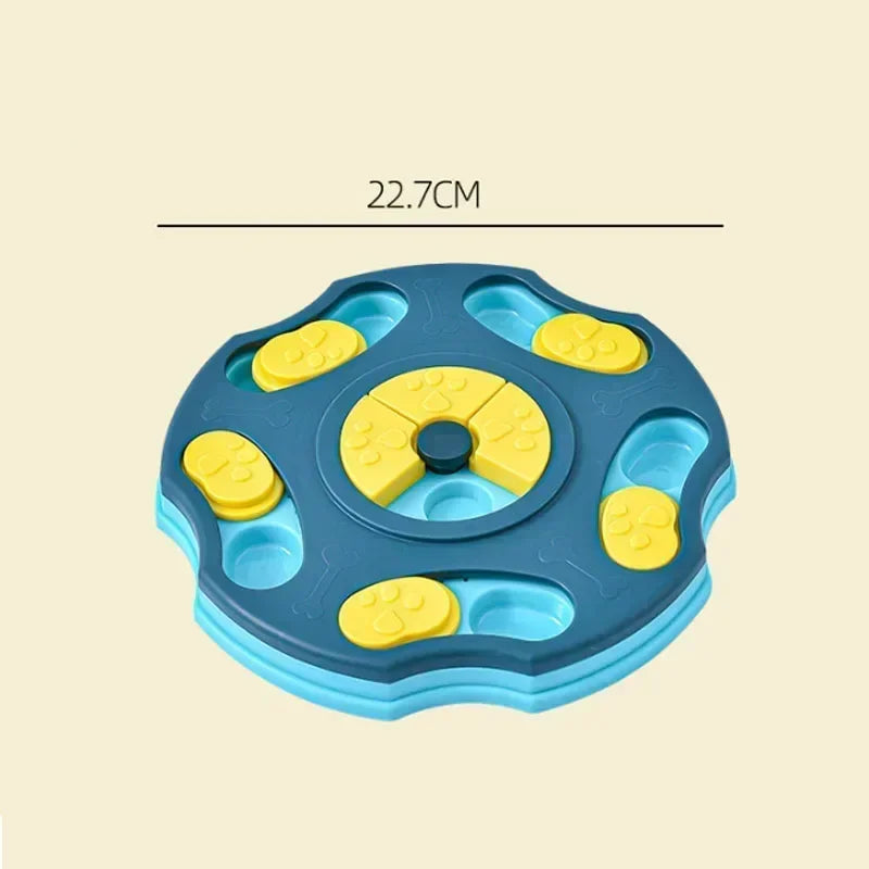 Interactive Dog Puzzle Slow Feeder Bowl for Smart Eating