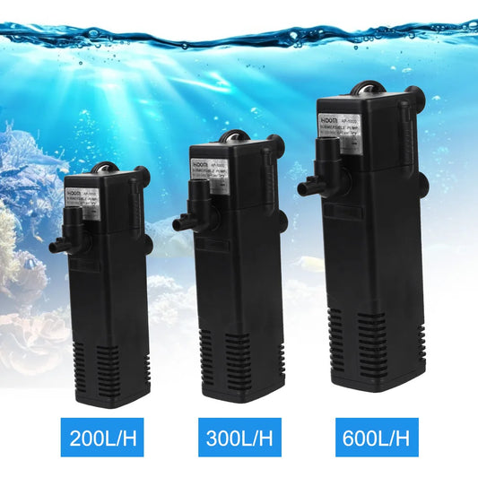 Submersible Water Filter Pump for Aquariums and Turtle Tanks