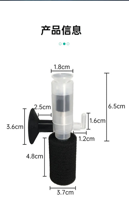 Multi-Layer Sponge Filter for Small Aquariums