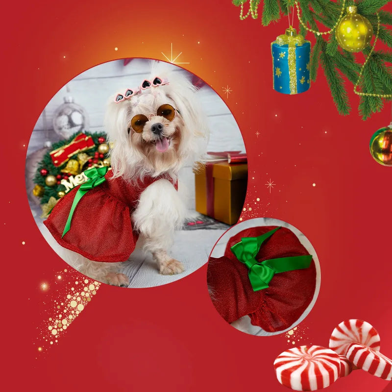 Christmas Dog Dresses - Cute Holiday Apparel for Pets