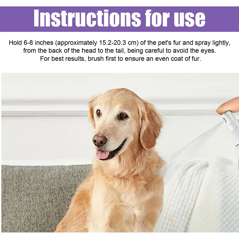 Lavender Oil Pet Deodorizer Spray for Dogs and Cats