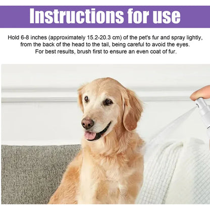 Lavender Oil Pet Deodorizer Spray for Dogs and Cats