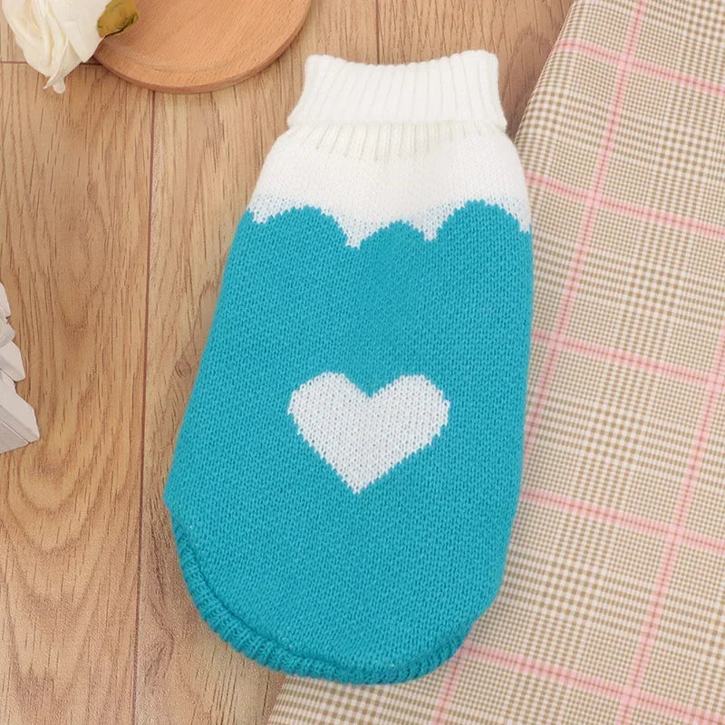 Winter Sphynx Cat Sweater Vest for Pet Holiday Outfits