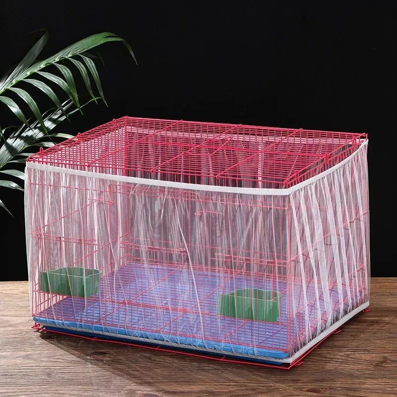 Bird Cage Cover – Elastic Mesh for Square and Round Cages