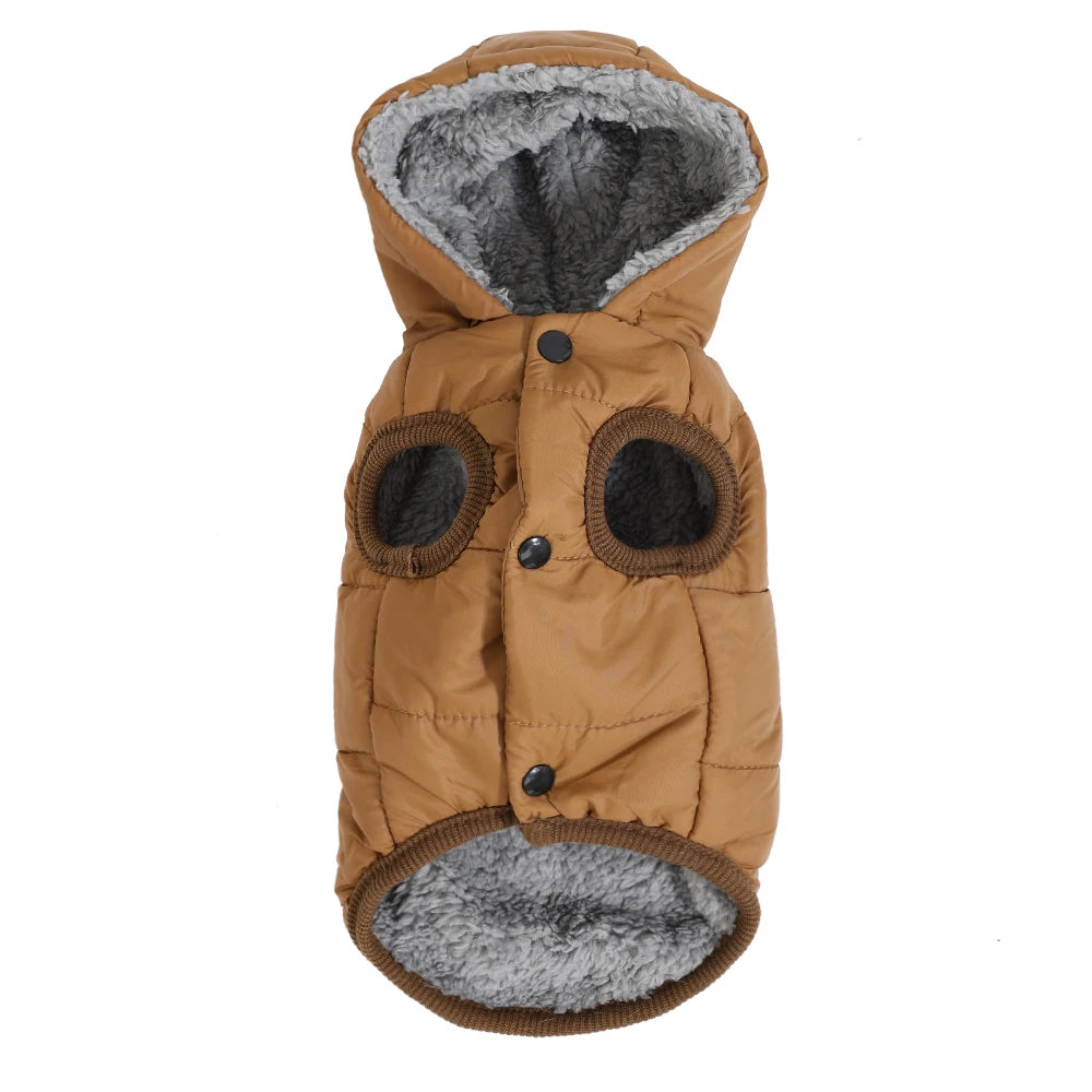 Soft Fleece Hooded Jacket for Small Cats and Kittens