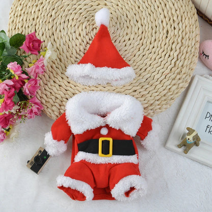 Christmas Cat and Dog Santa Costumes for Festive Parties
