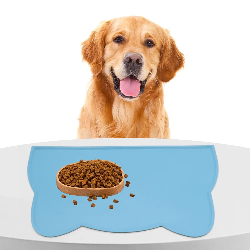 Non-Slip Silicone Pet Feeding Mat for Dogs and Cats