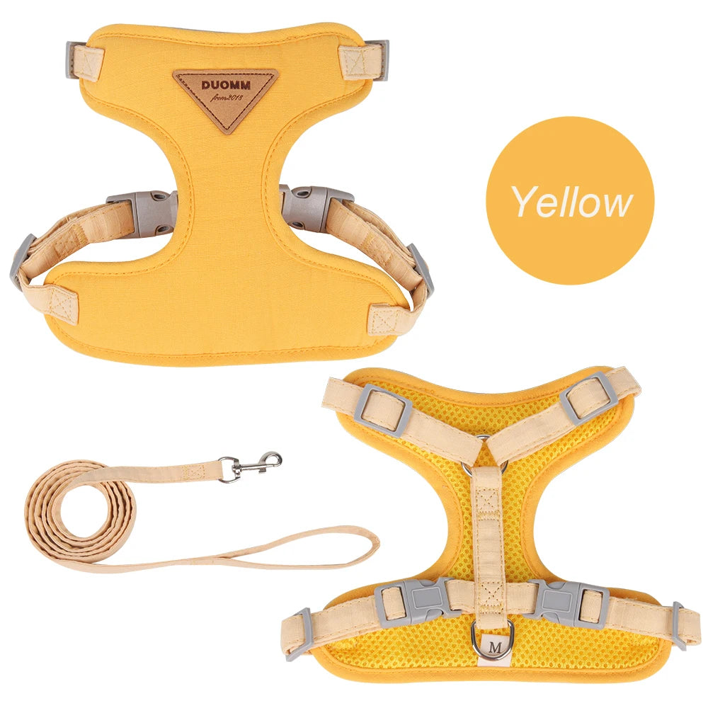 Adjustable Harness and Leash Set for Small Dogs and Cats