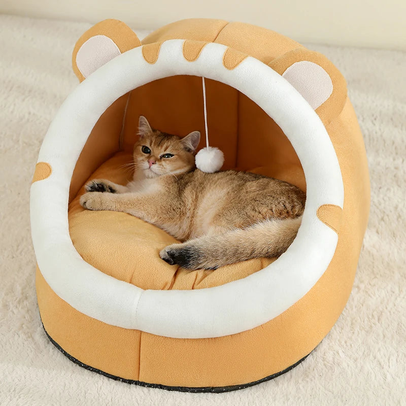 Warm Cat House and Dog Bed Tent for Cozy Sleeping