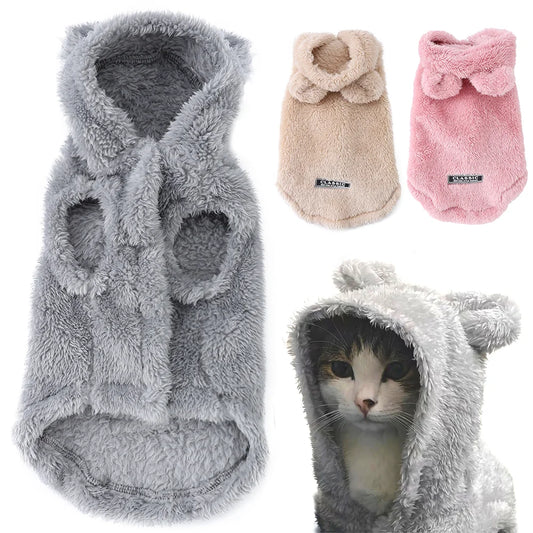 Cozy Rabbit Ears Hoodie for Cats and Small Dogs