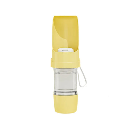 Portable 2-in-1 Pet Bowl and Water Bottle for Travel