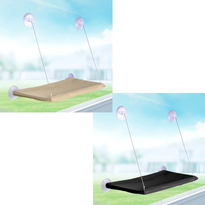 Suction Cup Cat Window Hammock - Cozy Bed Seat for Cats