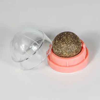 Natural Catnip Wall Ball Toy for Healthy Digestion