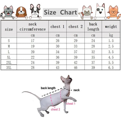 Sphynx Cat Turtleneck Sweater Coat for Warmth and Comfort