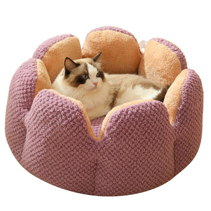 Cactus Flower Snuggly Puppy Kennel Mat for Warmth