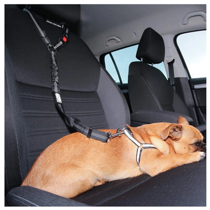 Adjustable Dog Harness and Car Seat Belt for Pets