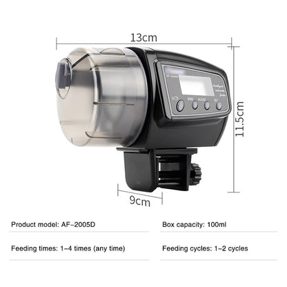 Automatic Fish Food Feeder with Timer for Aquariums