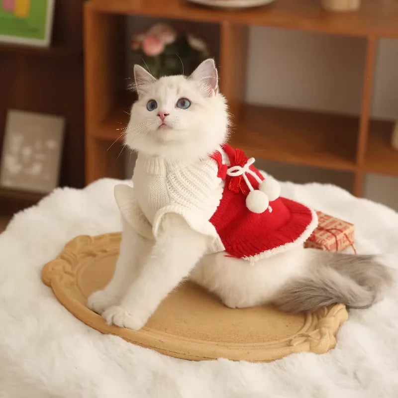 Cozy Winter Sweater for Cats - Warm Anti-Shedding Knit