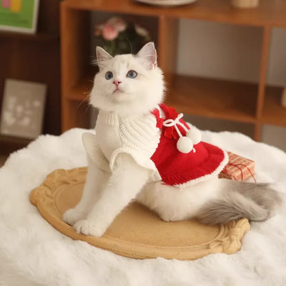 Cozy Winter Sweater for Cats - Warm Anti-Shedding Knit