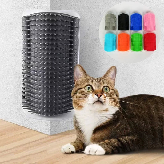 Self-Cleaning Cat Massage and Pet Hair Removal Brush