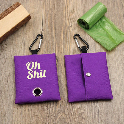 Portable Dog Poop Bag Dispenser for Outdoor Use