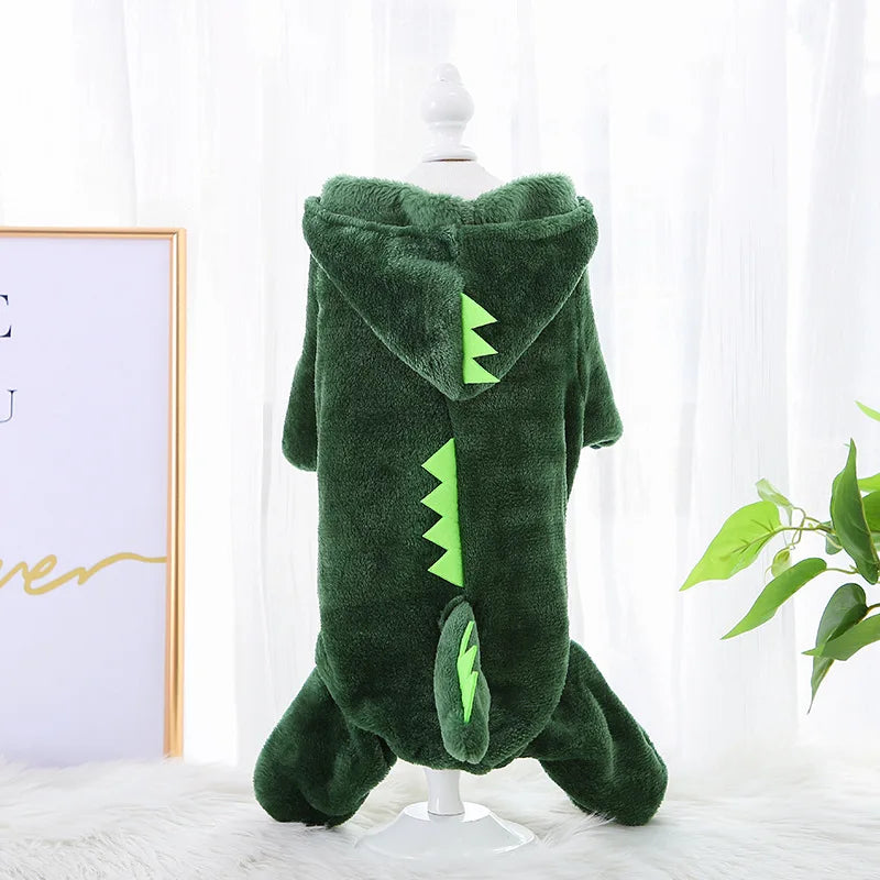 Cozy Fleece Jumpsuit for Small Dogs and Cats