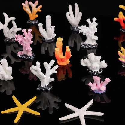 Resin Starfish Coral Decoration for Aquarium Landscape