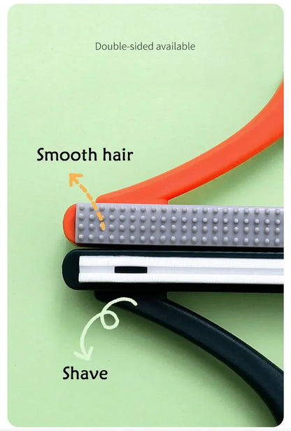 Silicone Double-Sided Pet Hair Removal Brush for Home Use