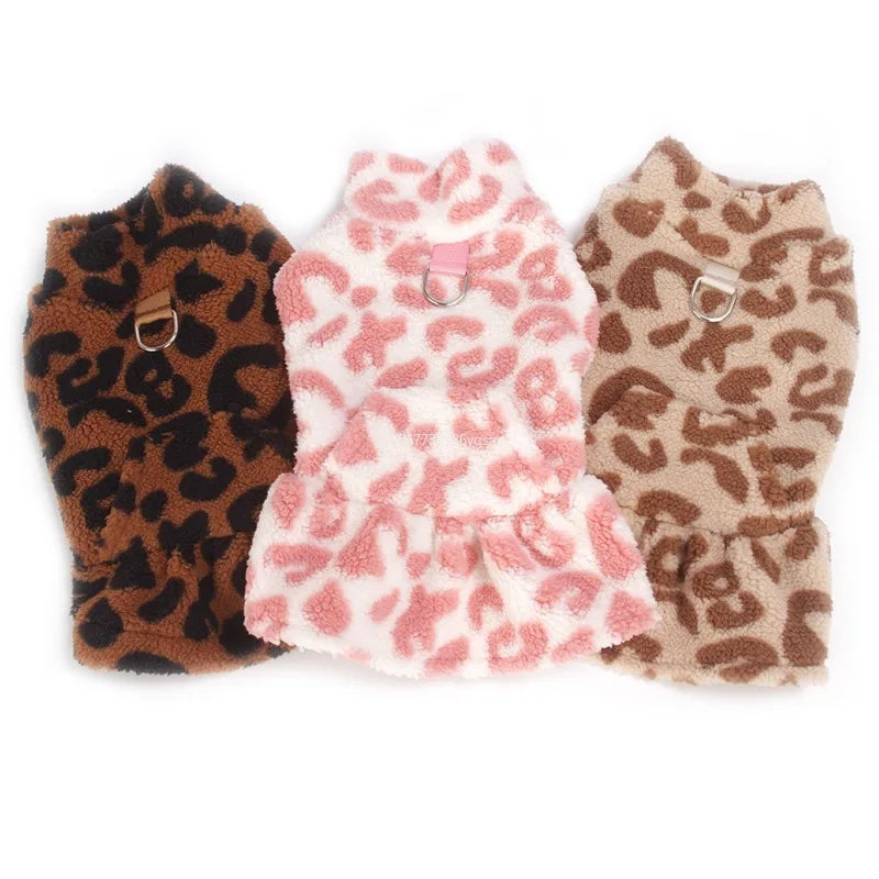 Cozy Winter Dress for Small Dogs and Puppies