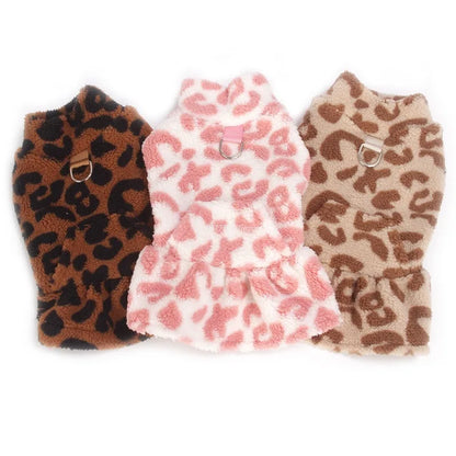 Cozy Winter Dress for Small Dogs and Puppies