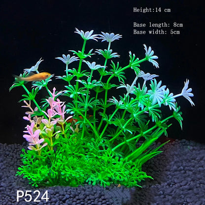 Artificial Aquarium Plants - Green Water Grass Decoration