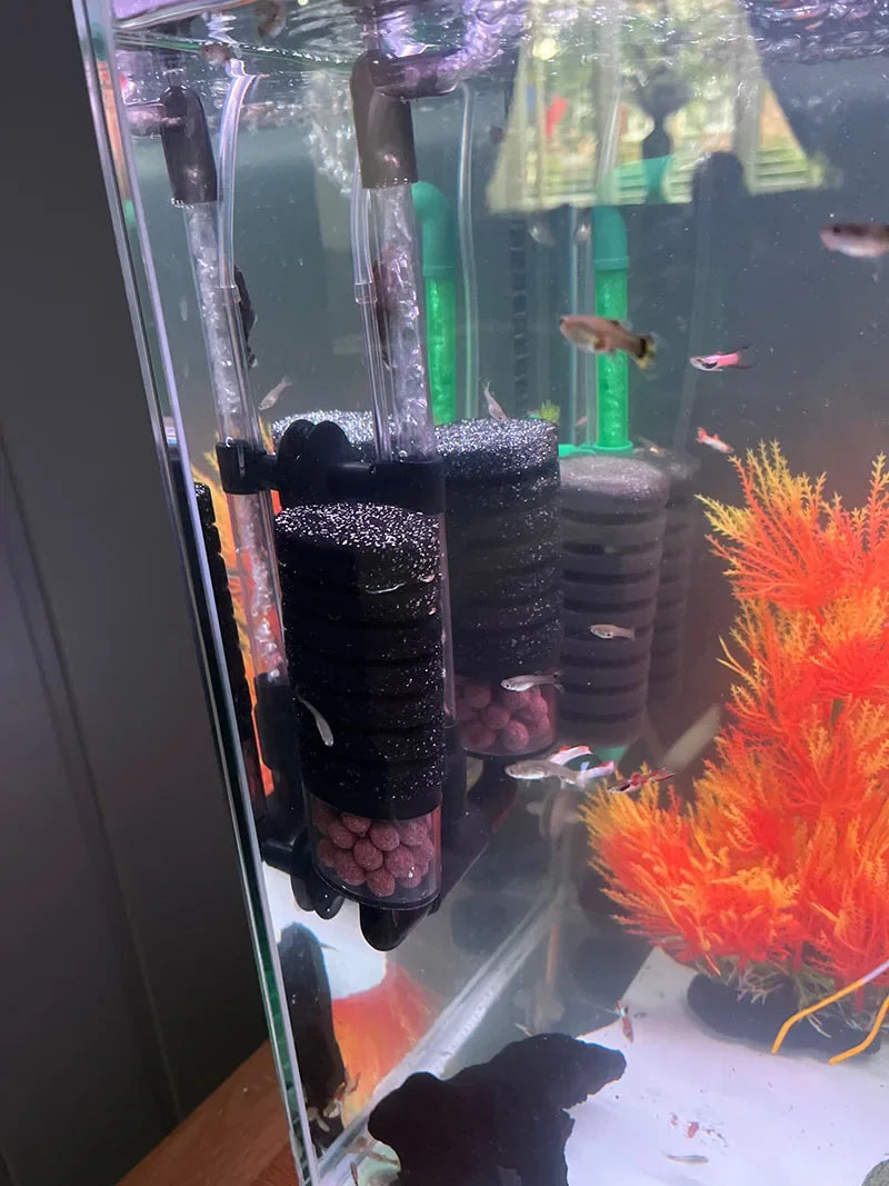 Biochemical Sponge Filter for Fish Tank Air Pump