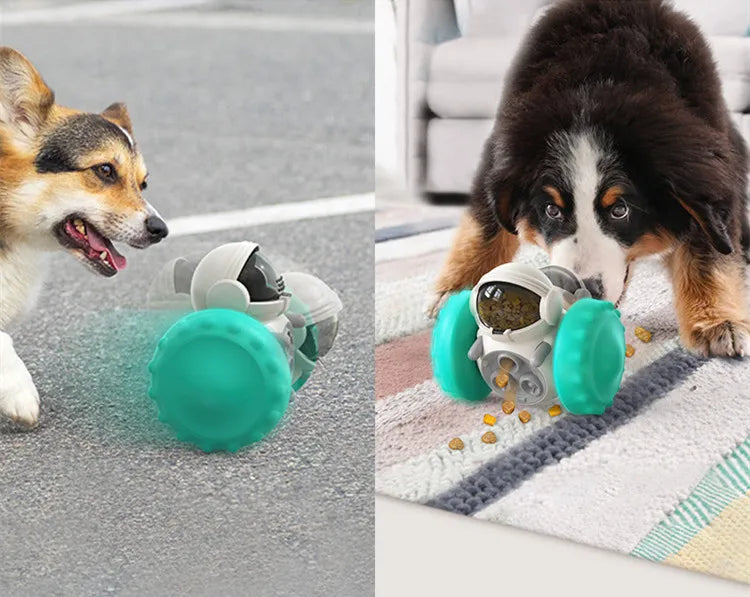 Interactive Puzzle Treat Dispenser for Small Dogs and Cats