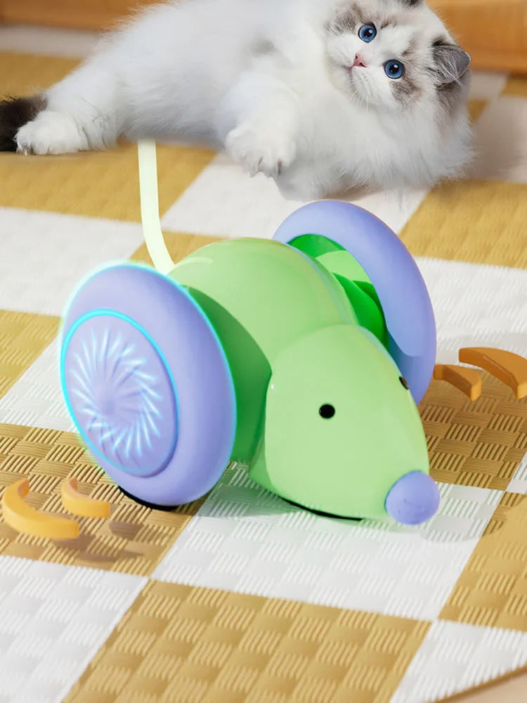 Interactive Rechargeable Mouse Toy for Cats and Kittens