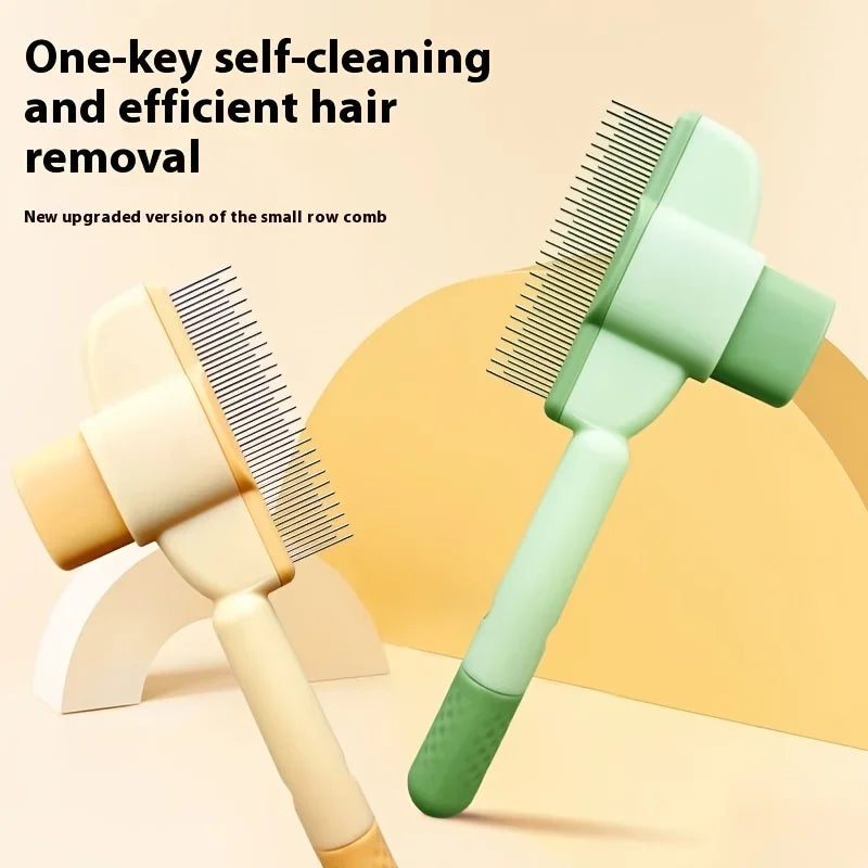 Self-Cleaning Pet Grooming Comb for Dogs & Cats