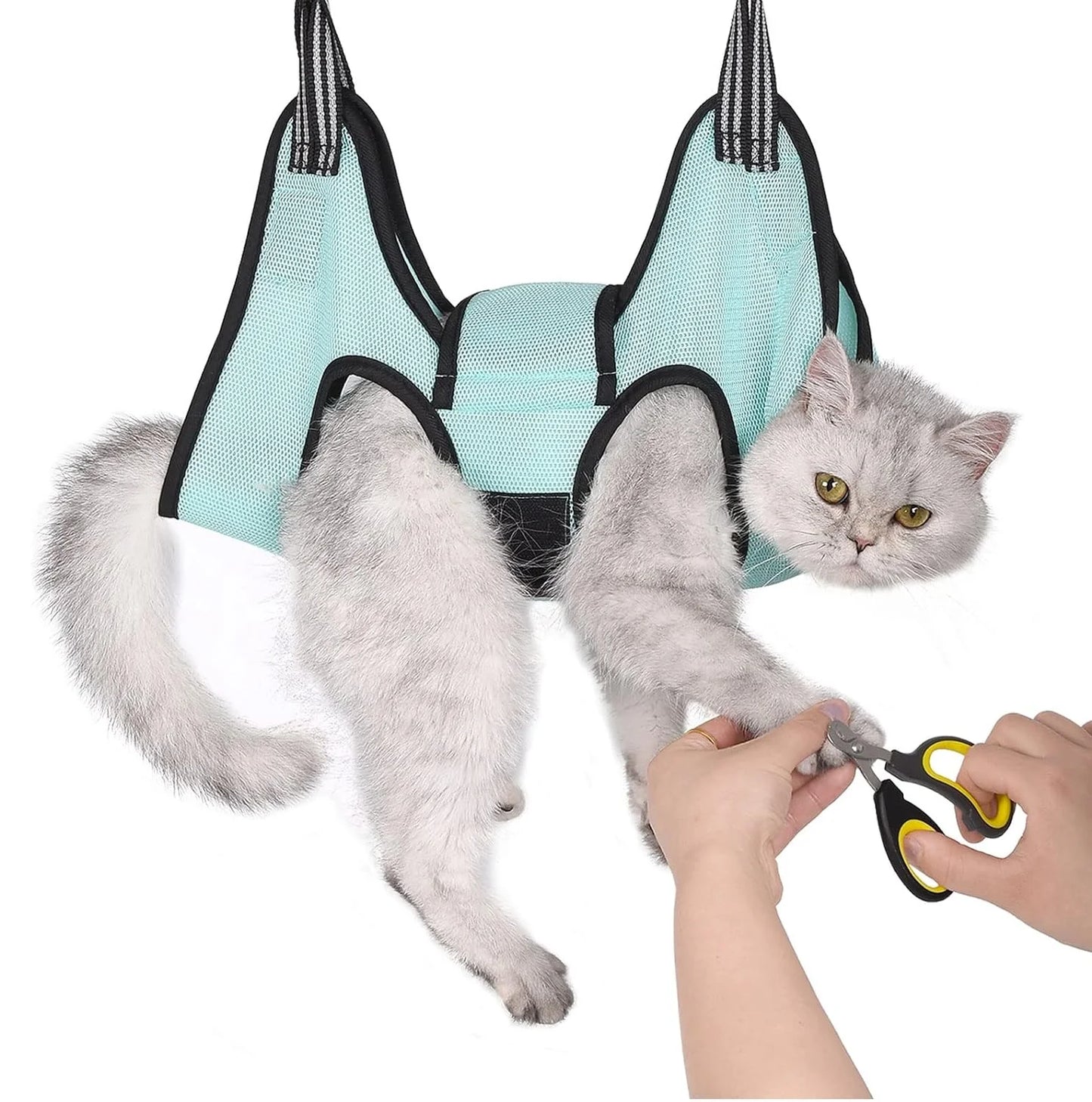 Pet Cat Dog Grooming Hammock for Nail Trimming and Care